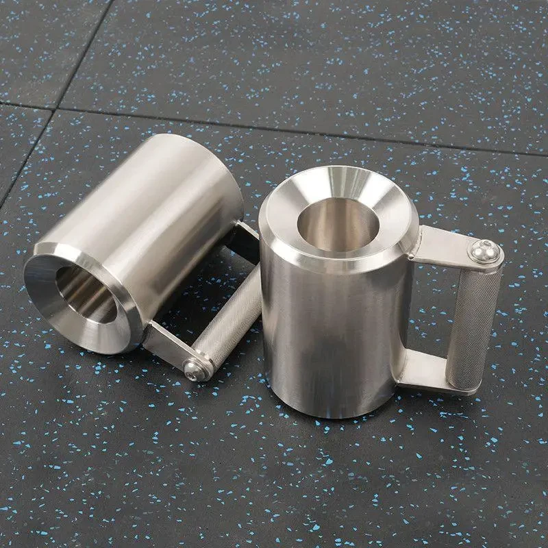 Stainless Steel Dumbbell Cup Overweight 8kg – Heavyweight Fitness-Inspired Drinking Mug
