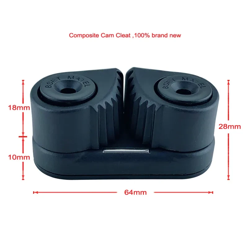 Double Nylon Rope Clamp – Heavy Duty 12mm Line Holder