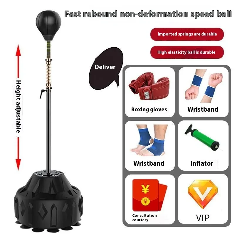 Boxing Reaction Speed Ball – Adjustable Focus Training Punch Mitts