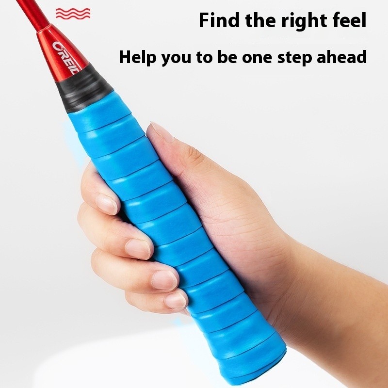 Anti-Slip Badminton Racket Grip Tape – PU Leather Sweatband Wrap