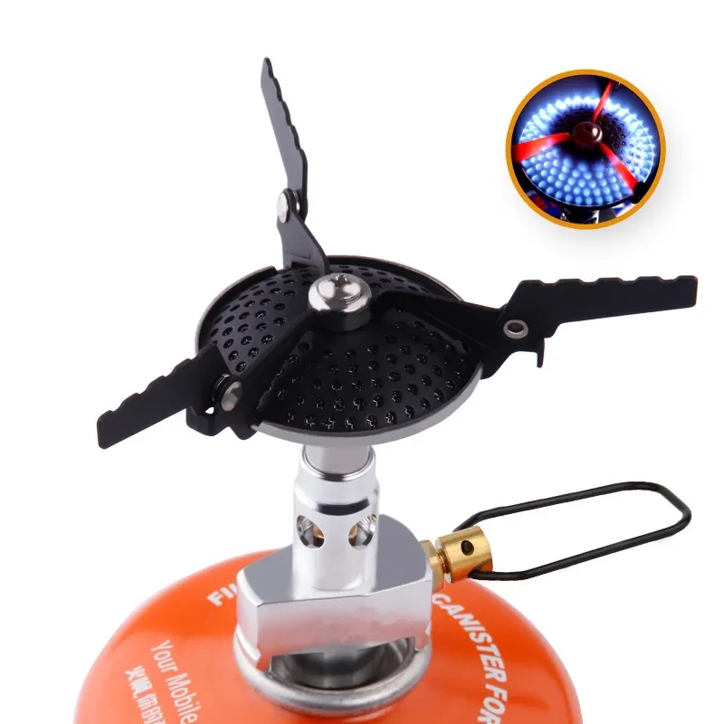 Mini Windproof Camping Stove – Portable Outdoor Gas Burner 2300W