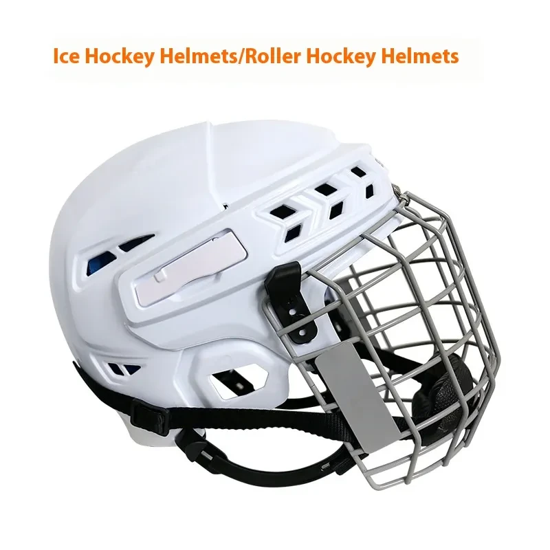 Ice Hockey Helmet with Face Guard – Head Protection for Lawn & Ball Hockey
