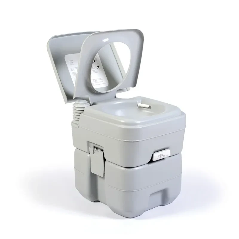 20L Portable Camping Toilet – Outdoor Travel Flushable Toilet Seat