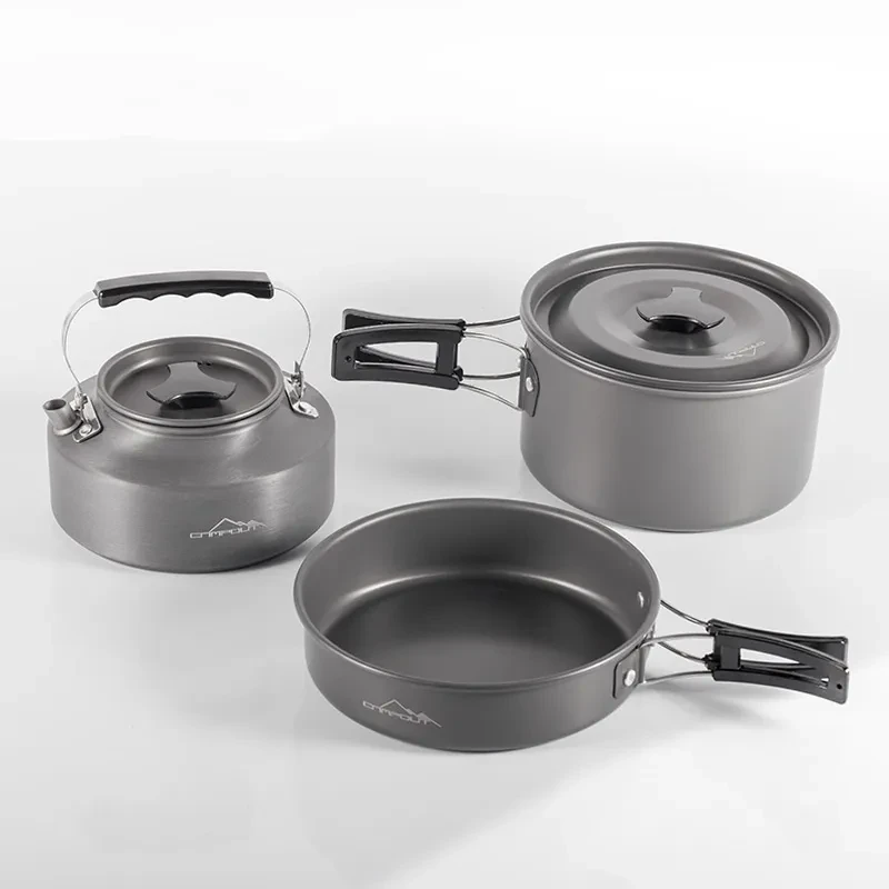 Portable Outdoor Camping Stove Set – Lightweight Aluminum Cookware Combo