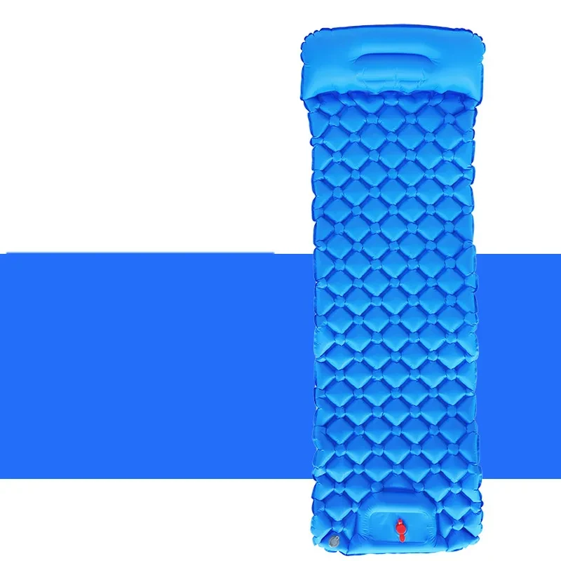 Ultralight Inflatable Sleeping Pad – Air Mattress with Pillow for Camping