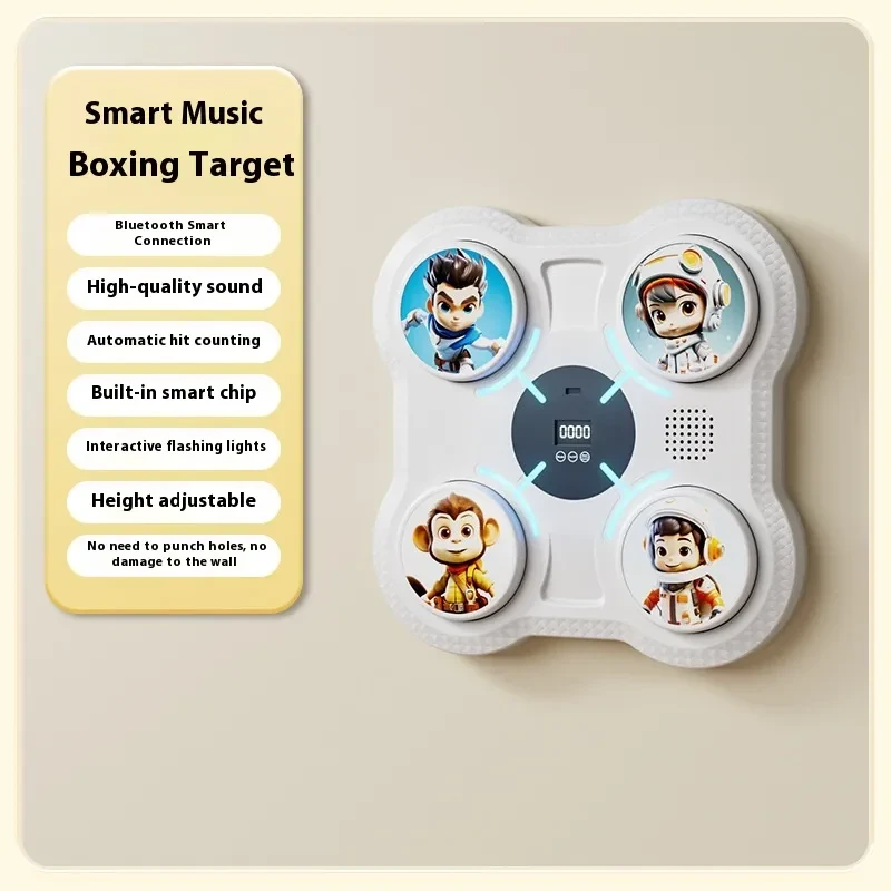 Smart Music Boxing Machine – Wall-Mount Reaction Trainer