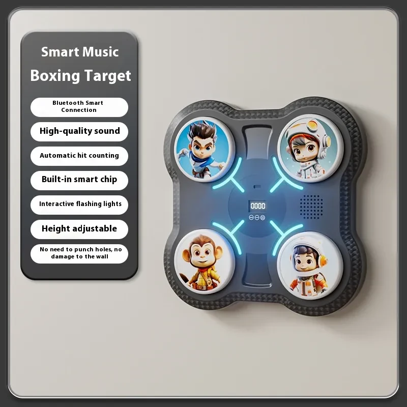 Smart Music Boxing Machine – Wall-Mount Reaction Trainer