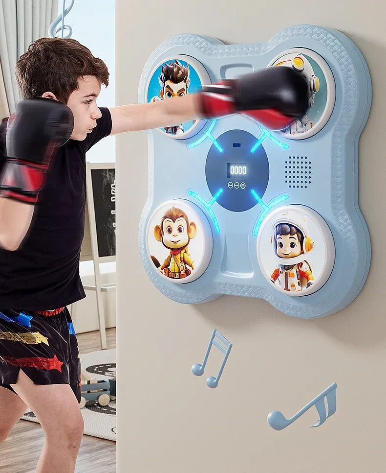 Smart Music Boxing Machine – Wall-Mount Reaction Trainer