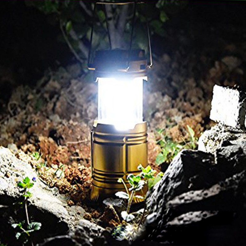 Solar Telescopic Camping Lantern – Rechargeable LED Outdoor Light