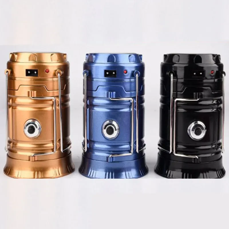 Solar Telescopic Camping Lantern – Rechargeable LED Outdoor Light