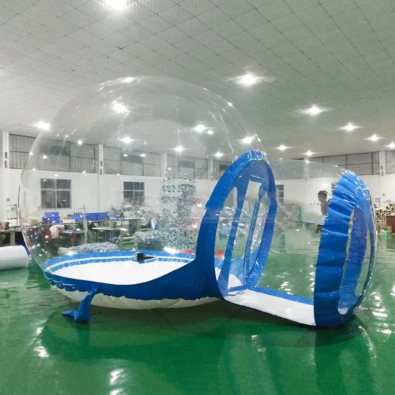 Outdoor Inflatable Bubble Tent – Transparent, Waterproof PVC Dome