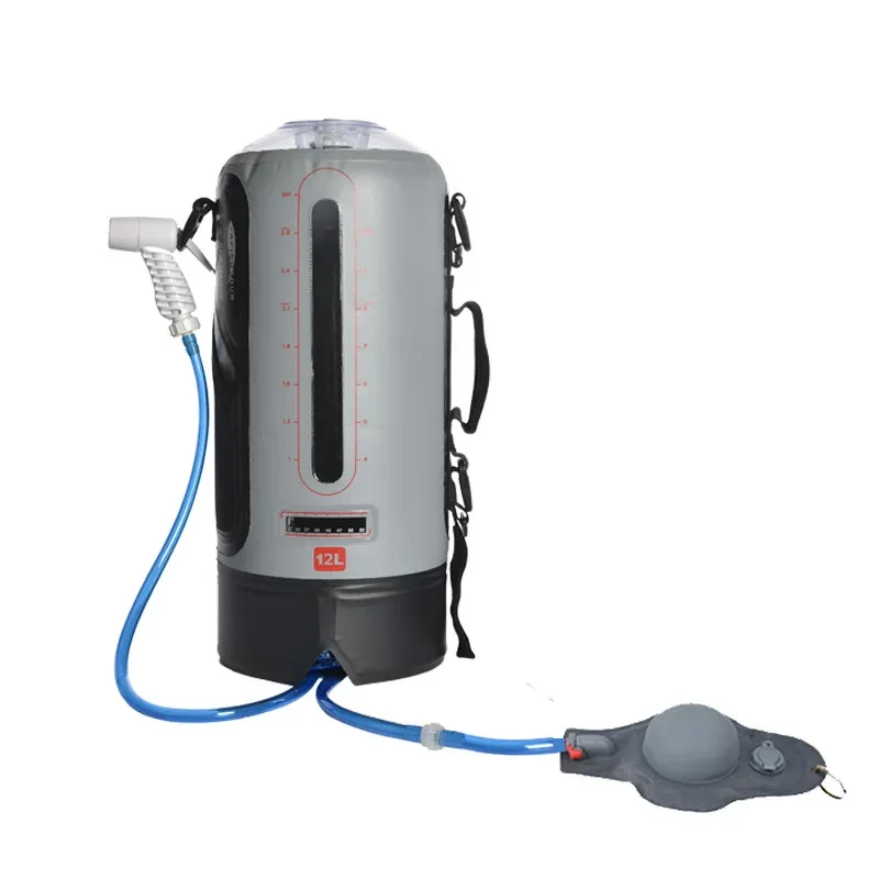 12L Outdoor Solar Shower Bag – Portable Camping Wash Equipment