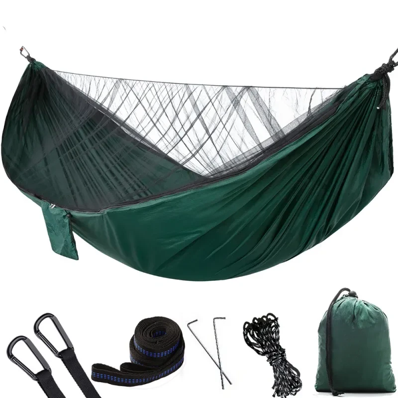 Anti-Mosquito Nylon Camping Hammock β Lightweight & Durable