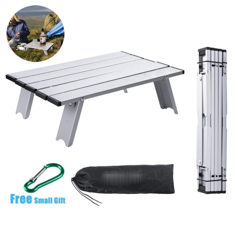 Portable Mini Aluminium Folding Camping Table – Lightweight & Compact