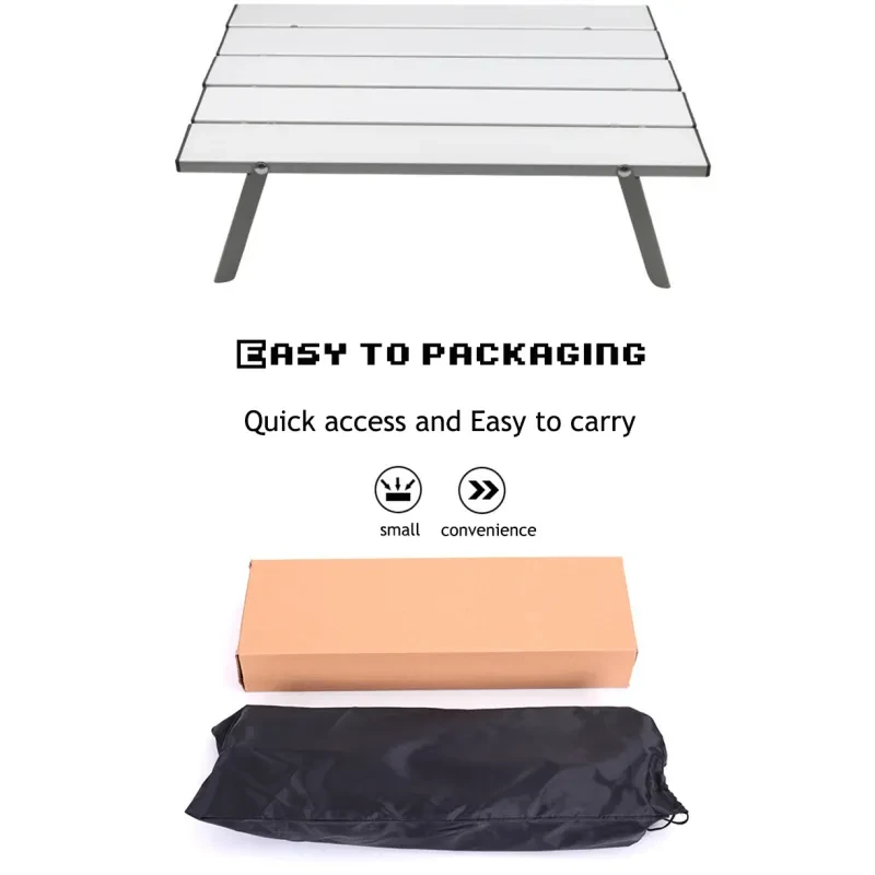 Portable Mini Aluminium Folding Camping Table – Lightweight & Compact