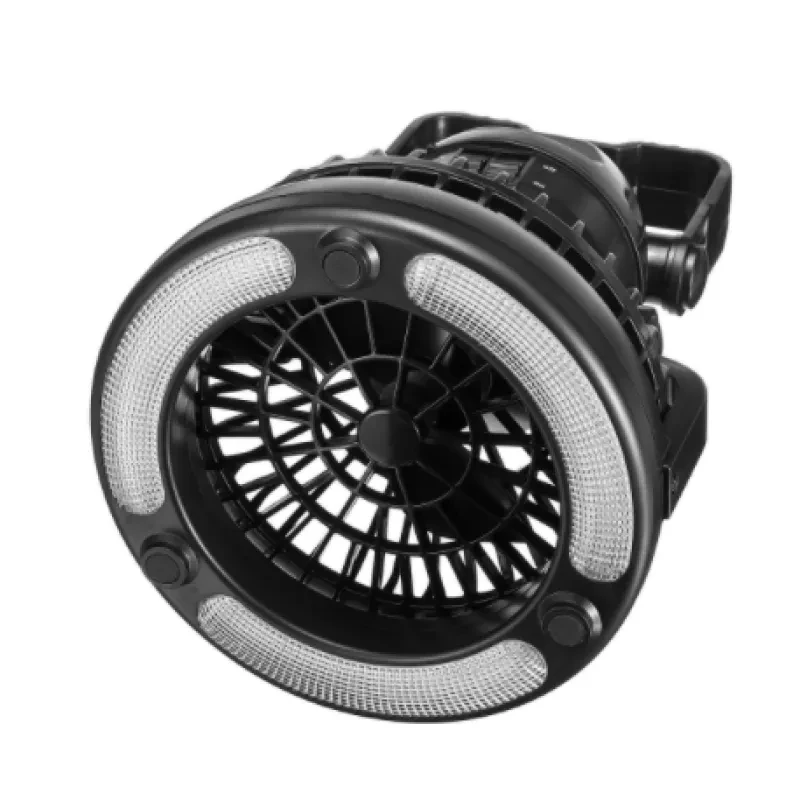 18 LED Camping Lantern with Fan – Hanging Light for Outdoors