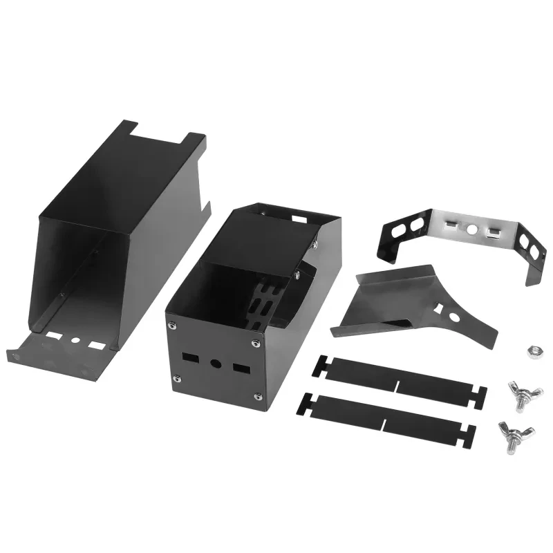 Black Titanium Folding Wood Stove – Portable Camping BBQ Stove