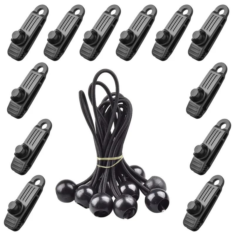 Windproof Tent Clips for Camping & Mountaineering