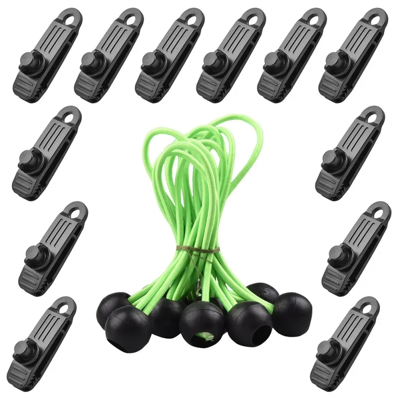 Windproof Tent Clips for Camping & Mountaineering
