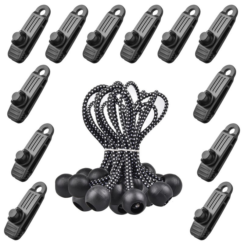 Windproof Tent Clips for Camping & Mountaineering