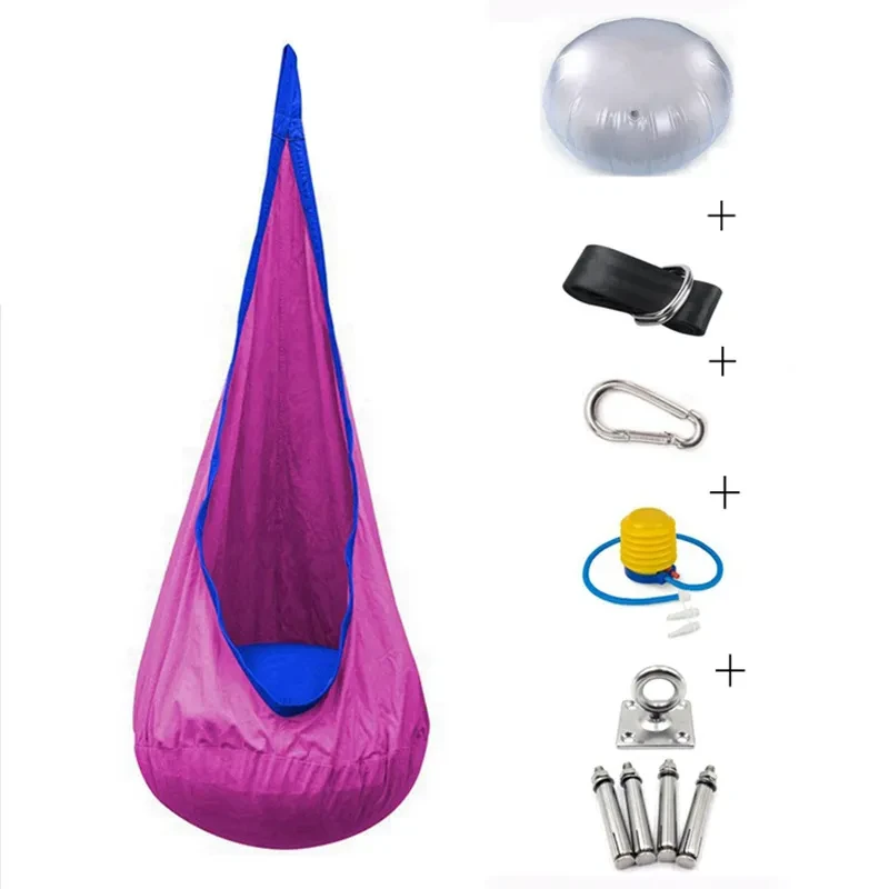 Indoor Outdoor Hanging Pod Swing Chair for Kids – 100kg Capacity