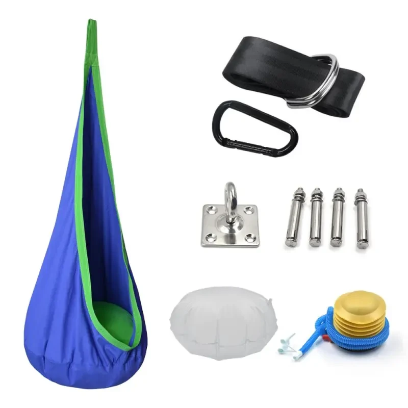 Indoor Outdoor Hanging Pod Swing Chair for Kids – 100kg Capacity