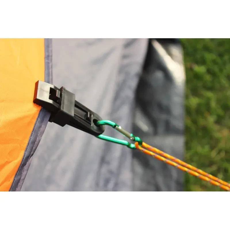 Tent Wind Rope Clips Plastic Fixing Clamps for Camping