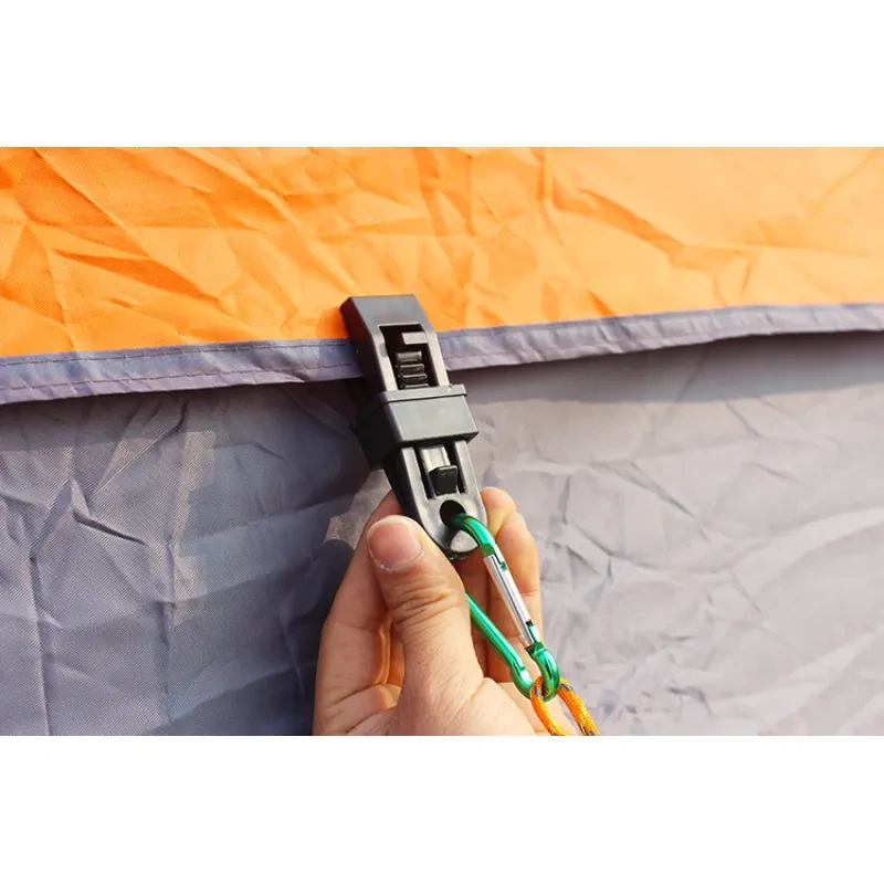 Tent Wind Rope Clips Plastic Fixing Clamps for Camping
