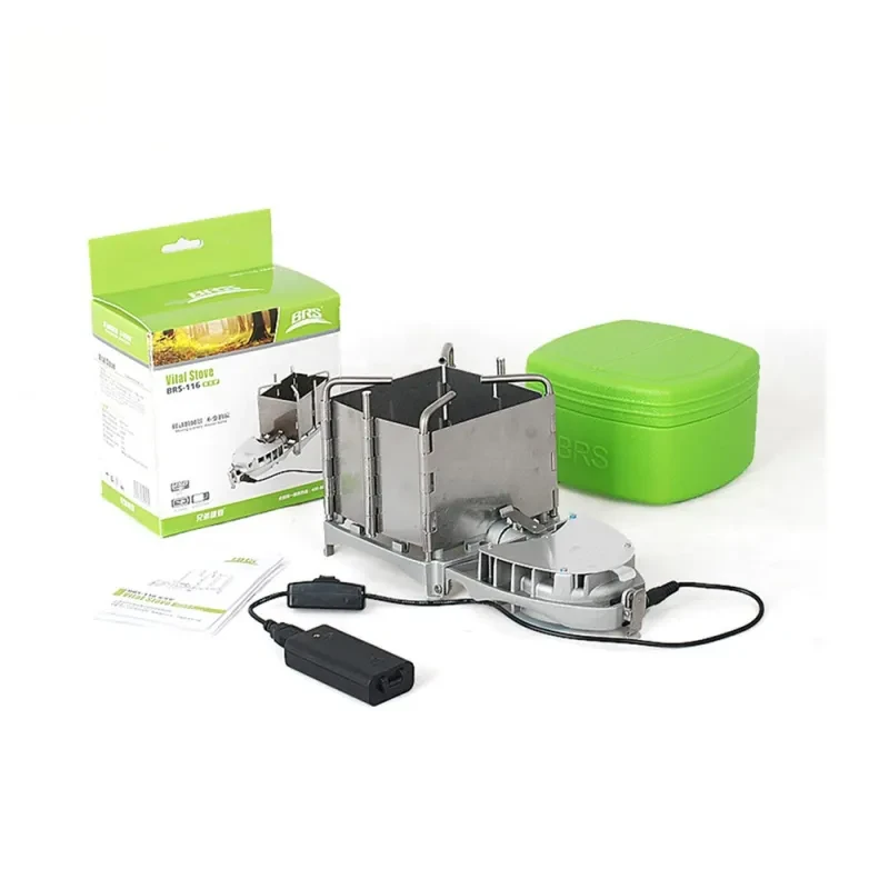 Portable Stainless Steel Folding Wood Stove for Outdoor Camping