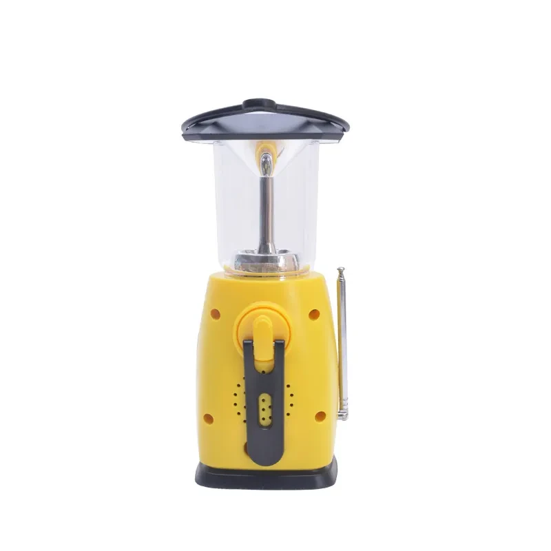 Solar & Hand-Crank Emergency Light with Radio & Mobile Charger