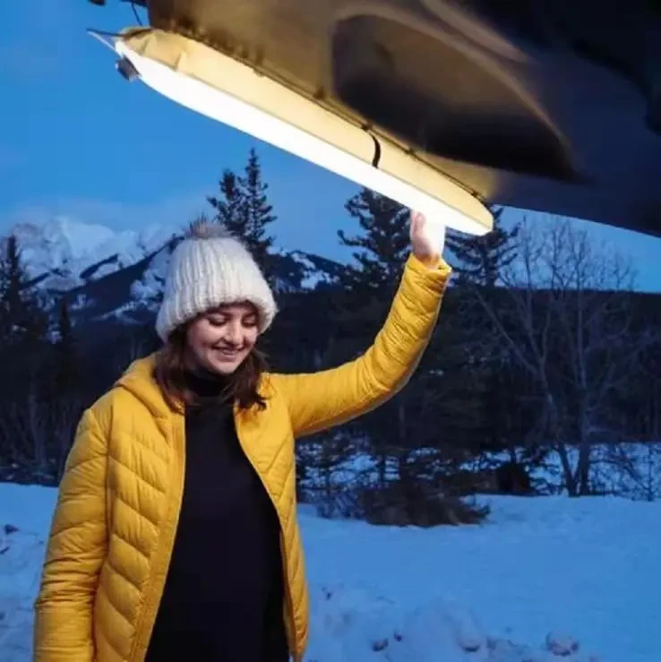 Portable Inflatable Folding LED Camping Light – USB Rechargeable