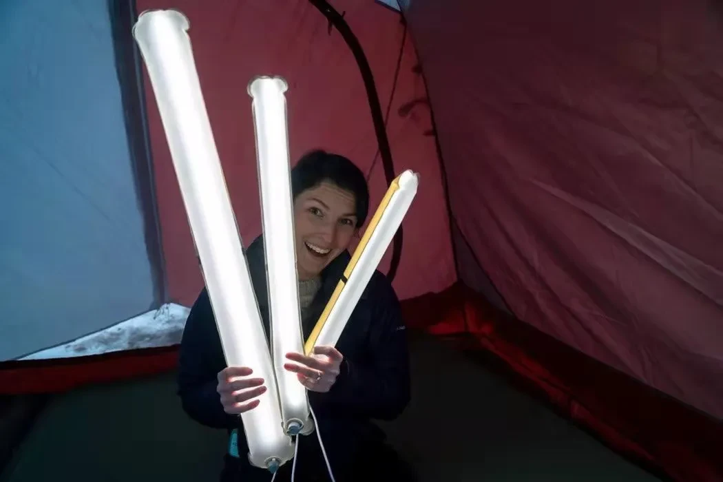 Portable Inflatable Folding LED Camping Light – USB Rechargeable