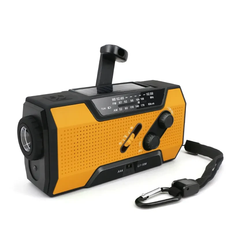 Pocket Solar Radio – Waterproof Outdoor Emergency Camping Gadget