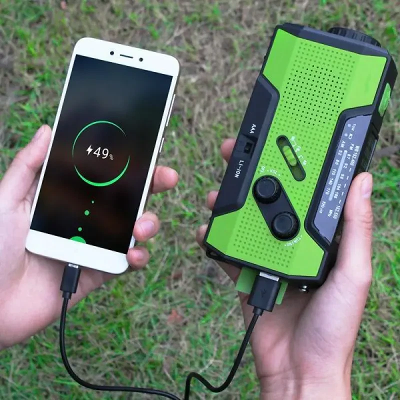 Pocket Solar Radio – Waterproof Outdoor Emergency Camping Gadget