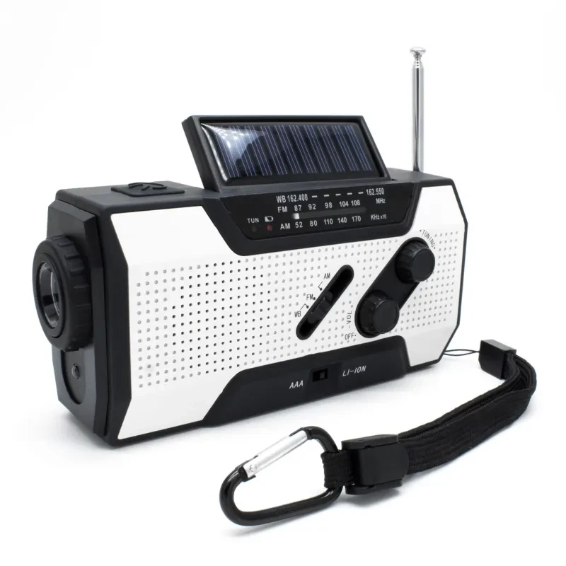 Pocket Solar Radio – Waterproof Outdoor Emergency Camping Gadget