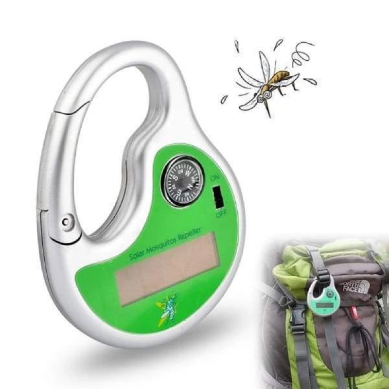 Solar Ultrasonic Mosquito Repellent – Portable Outdoor Insect Device