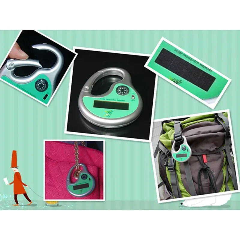 Solar Ultrasonic Mosquito Repellent – Portable Outdoor Insect Device