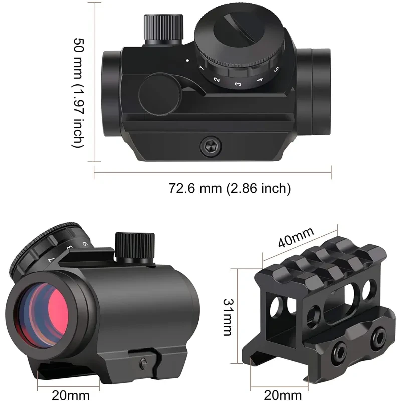 Ultra-Compact Red Dot Telescope Scope – Outdoor Shooting Sight