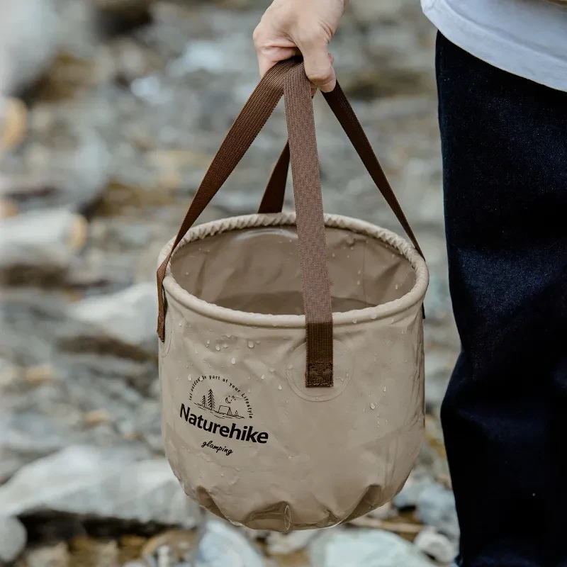 Foldable Outdoor Camping Bucket – Portable Water Storage Basin