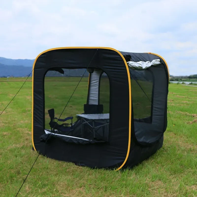 Pop-up Car Tail Tent – Waterproof Outdoor Sunshade for 3–4 People