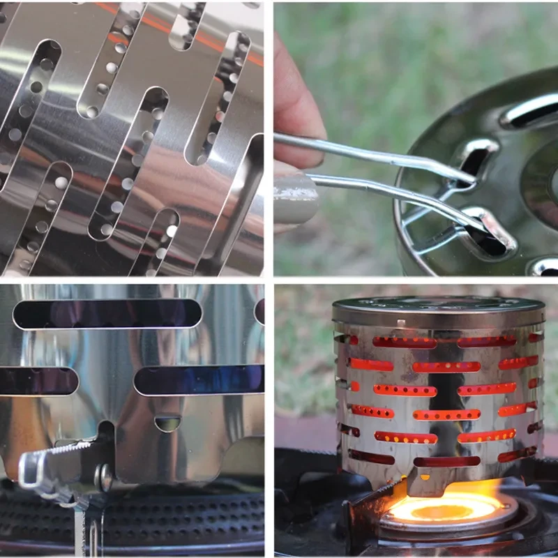 Portable Stainless Steel Tent Heater Cover – Autumn & Winter Use