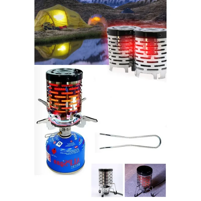 Portable Stainless Steel Tent Heater Cover – Autumn & Winter Use