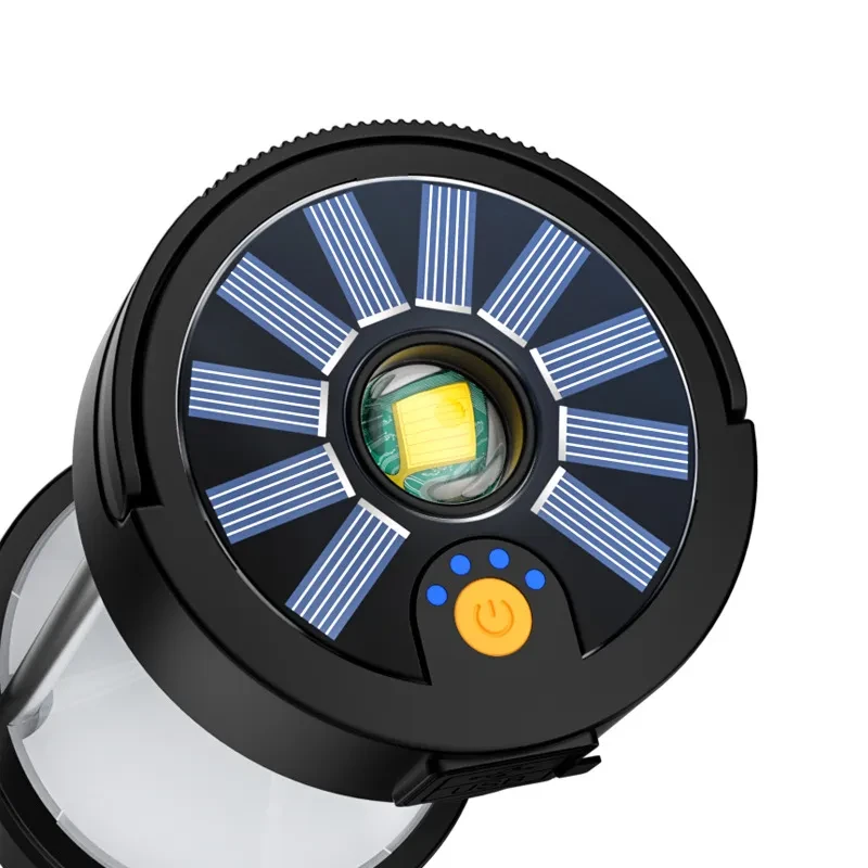 T Ypec Rechargeable Emergency Camping Lantern with Solar Charging