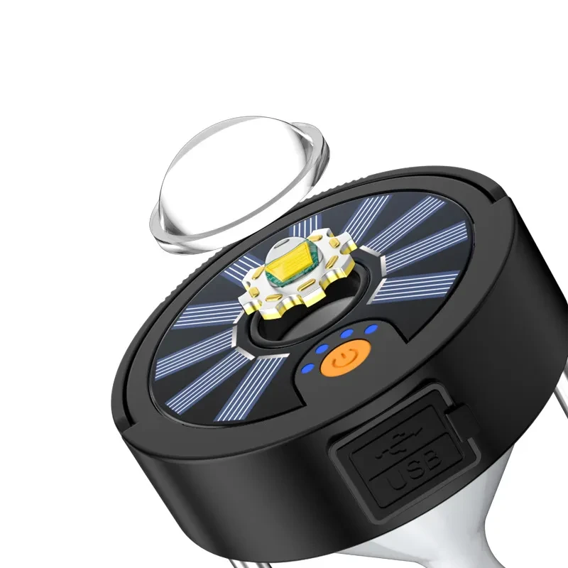 T Ypec Rechargeable Emergency Camping Lantern with Solar Charging