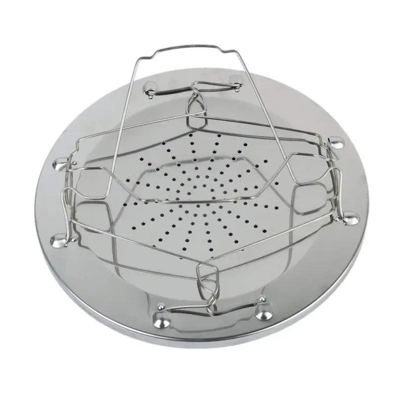 Portable Folding Stainless Steel Camping BBQ Grill – Round Design