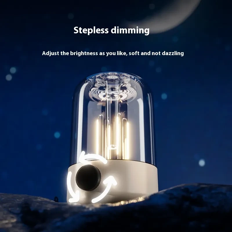 Rechargeable Camping Tent Ambience Lamp – Dimmable LED Light