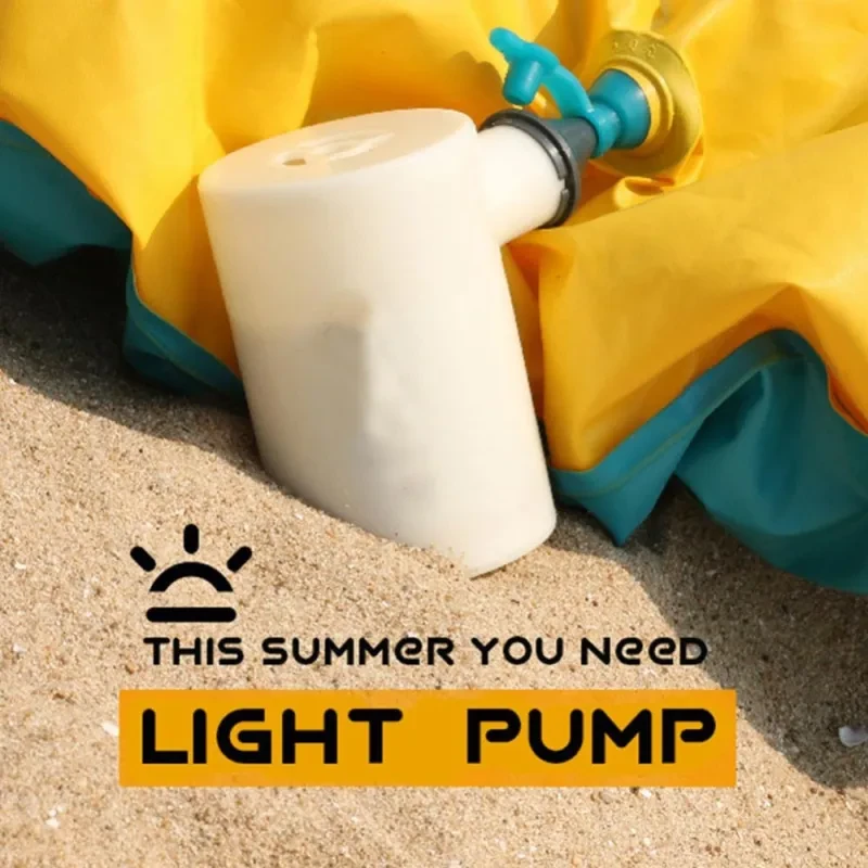 Mini Portable Air Pump with 4 Nozzles – Outdoor & Travel Use