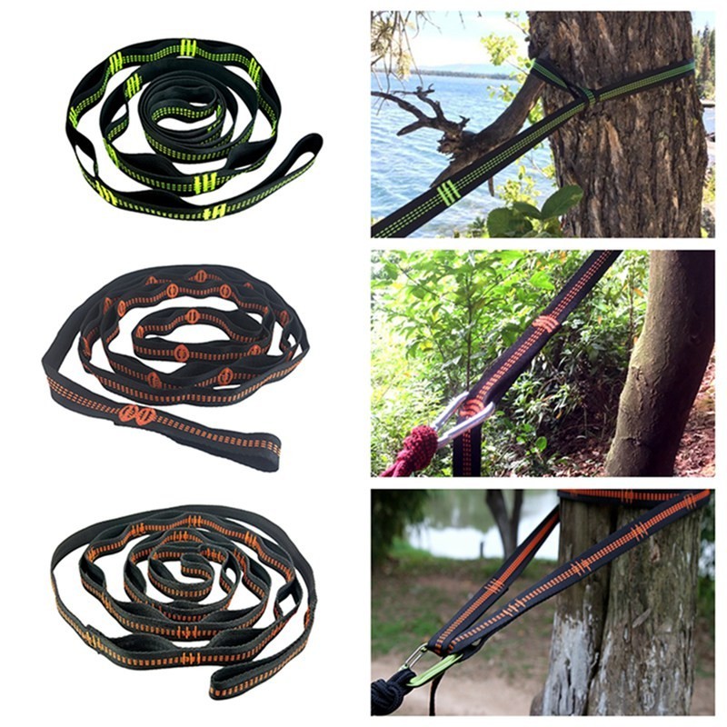 Outdoor Hammock Straps – Heavy Duty Tree Ropes 600kg Load