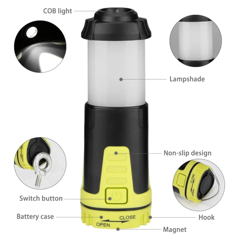 Emergency Camping Lantern – Compact Battery Light for Outages & Storms
