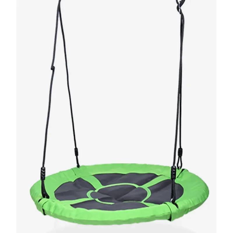 Roof Net Hanging Cable Swing – Kids Outdoor Saucer Swing